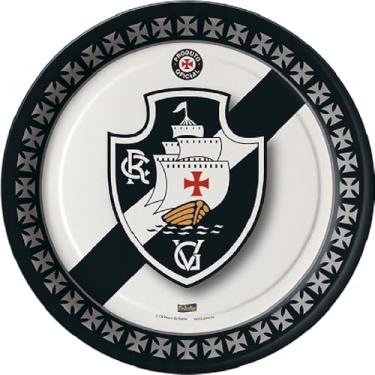 Imagem de Prato Vasco Da Gama - Embalagem com 8 unidades.