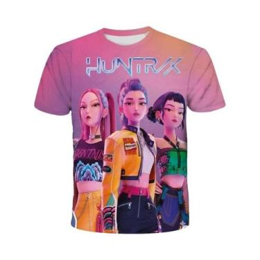 Imagem de Camiseta Infantil KPop Demon Hunters Tiger Para Meninos E Meninas, Cam