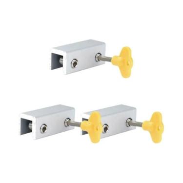 Imagem de Trava De Janela Em Liga De Alumínio 1-10PCS, Trava Antifurto Para Armá