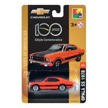 Imagem de Carrinho Miniatura Opala Ss 1978 1:64 - Pneu em Borracha CKS Cor:Laran