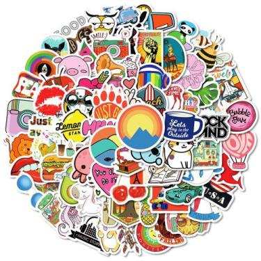 Imagem de Pacote de adesivos Creative Cute & Fresh Doodle, 50 unidades - yiweisa