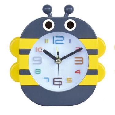 Imagem de Despertador bonito em forma de abelha para crianças, educacional, colo