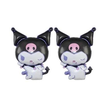 Imagem de Balões De Folha Hello Kitty Kuromi 2 Peças Decoração Fofa Para Festa D