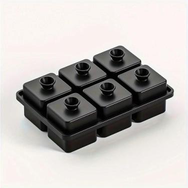Imagem de Bandeja de Cubos de Gelo de Silicone Empilhável - À Prova de Vazamento