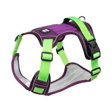 Imagem de Colete Peitoral Refletivo Ajustável Para Cães De Porte Médio E Grande 