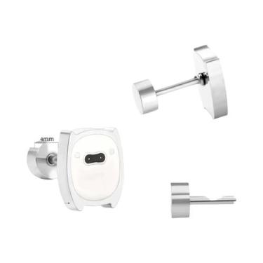 Imagem de Brincos De Pato Kawaii Banhados a Ouro 18K Em Aço Inoxidável Com Fecho