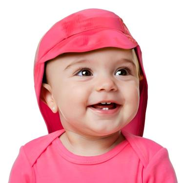 Imagem de Boné Praia Bebê Proteção UV Pink Neon Up Baby-Feminino