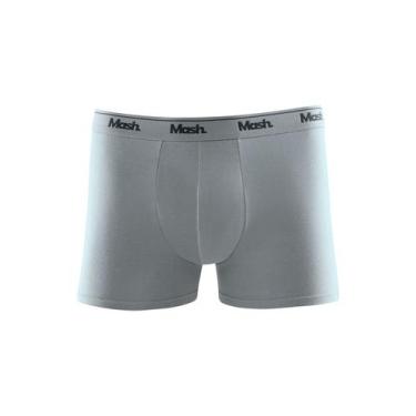Imagem de Cueca Boxer Mash 170.26 Masculina Basic Algodão T. P/GG, M, Cz00, Cinz