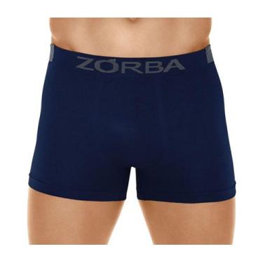 Imagem de Cueca Boxer Zorba 0836 Seamless Extreme Microfibra T. P/GG, M, 25, Mar