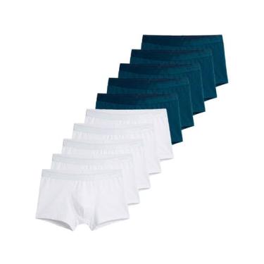 Imagem de Kit com 10 Cuecas Sunga Lupo 480-003 Colorido, Branco, GG