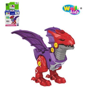 Imagem de Brinquedo dinossauro monta e desmonta com acessorio - WELLKIDS