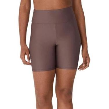 Imagem de Shorts Esportivo Malwee Sport 1000132802 Feminino UV50+ Malha Stretch T. P/GG-Feminino