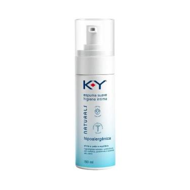 Imagem de Espuma de Higiene com Aloe Vera- K-Y Naturals Hipoalergênica, Espuma d