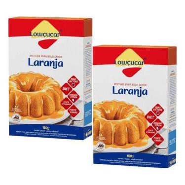 Imagem de Kit 2 Mistura Bolo De Laranja Zero Lactose Lowçucar 150g