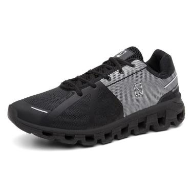 Imagem de Tenis Esportivo Masculino Tecido Nylon Respiravel Cadarço Solado EVA Tecnologico Corrid...