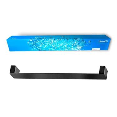 Imagem de Porta Toalha Docol Flat 300mm ou 676mm Tipo Bastão Cor Onix Cromado Ac