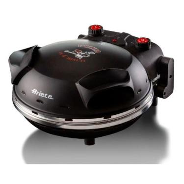 Imagem de Forno de Pizza Elétrico Ariete com Pedra Refratária 1200W 400ºC Preto 