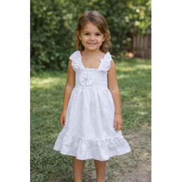 Imagem de Vestido Infantil Menina Verão Fresquinho Lindo Confortável - STAR GOLD