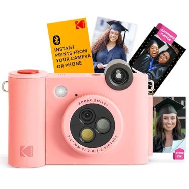 Imagem de KODAK Smile+ Câmera de impressão instantânea digital 2 em 1 e impressora fotográfica Bl...