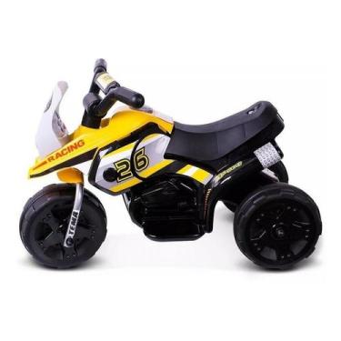 Imagem de Mini triciclo eletrico g204 infantil 6v - amarelo belfix 913600, UNIC,