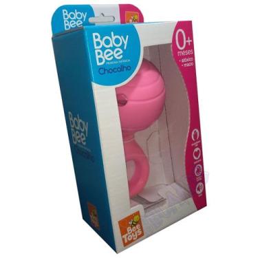 Imagem de Chocalho Para Bebê Primeira Infância - Bee Toys, Rosa
