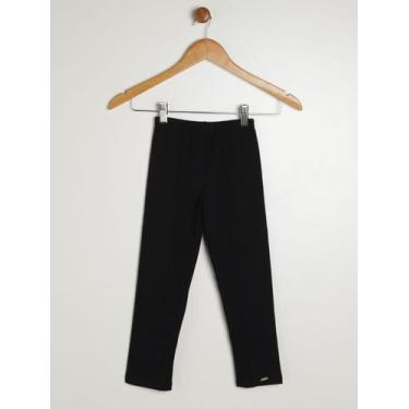 Imagem de Calça Molecotton Infantil Para Menina- PRETO - Duzizo, Preto, 4
