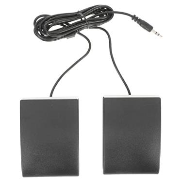 Imagem de Milisten Pedal de piano elétrico preto resistente, pedal de amortecedor de elétrico profissional