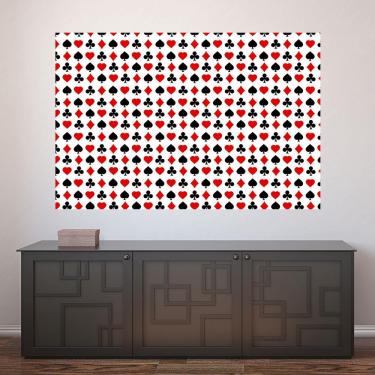 Imagem de Painel Adesivo de Parede - Naipes de Baralho - 1364pnm