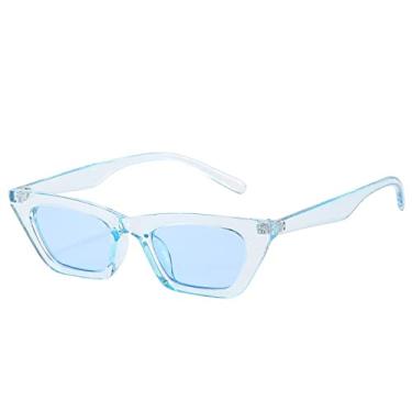 Imagem de Óculos de sol masculino e feminino óculos de sol retro olho de gato feminino vintage cateye óculos de sol feminino moda tons de cor para mulheres lentes de sol mujer, 2, china