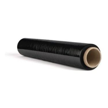 Imagem de Bobina/rolo Filme Stretch 500mm X 0,025 Mic Preto 3kg