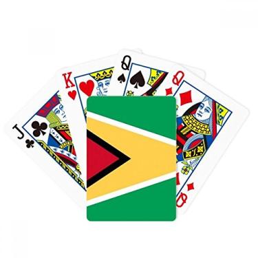 Imagem de DIYthinker Guyana Bandeira Nacional América do Sul Country Poker Baralho Presente de Mesa
