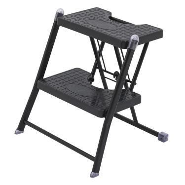 Imagem de Escada Doméstica Lavanderia de 2 Degraus - Cinza