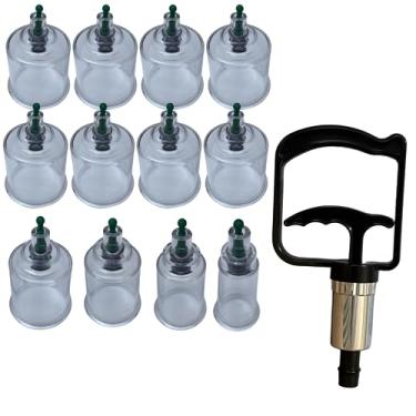 Imagem de Kit Ventosas 12 Copos Roloplastic + Mapa Ventosaterapia Alta Resistência