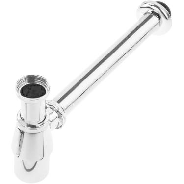 Imagem de Sifão Lavatório Banheiro Metal Com Copo Cromado 1.1/2 X 7/8