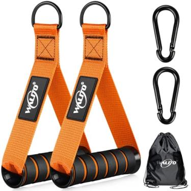 Imagem de WALITO Alças de exercício, acessórios de máquina de cabo de substituição para equipamentos de ginástica em casa, sistema de polia, pilates, faixas de resistência, treinador de força, alças de treino