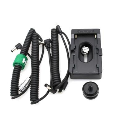 Imagem de HangTon NP-F970 550 Placa adaptadora de bateria para BMPCC 4K 6K Pro BMCC 6K 12V DC Cabo de alimentação para câmera Sony Blackmagic Pocket Cinema, carregador PD USB-C