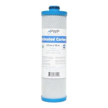 Imagem de Cartucho de bico de pressão de bloco de carbono ativado por filtro de água RV OEM 6,3 x 25,4 cm para carcaça RCS/FR1 substitui KW1 e FRE-10-BN