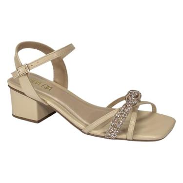 Imagem de Sandália Sua Cia Ana Castela Strass 8322.15659 Areia