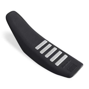 Imagem de Capa de Banco Para Motos Preto e Branco Tamanho Universal - Biker