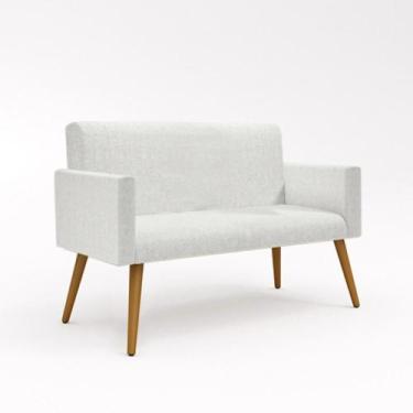 Imagem de Sofá Namoradeira 2 Lugares Luxo Tecido Linho- Balaqui Decor - B BALAQU