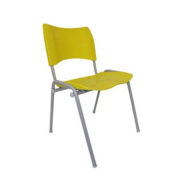 Imagem de Cadeira Secretaria Turim Fixa BC - Maiart, Amarelo