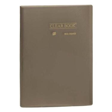 Imagem de Pasta Catálogo A4 com 30 Folhas Clearbook Yes Fumê Cristal