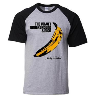 Imagem de Camiseta Velvet Underground And Nico - Alternativo basico, Cinza-Preto