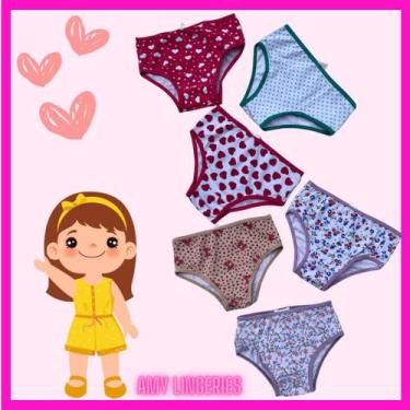 Imagem de Calcinha infantil de algodão - Amy Lingeries, G