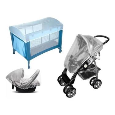 Imagem de Mosquiteiro Universal 100x150- Bebê Conforto Carrinho Berço - Dugu