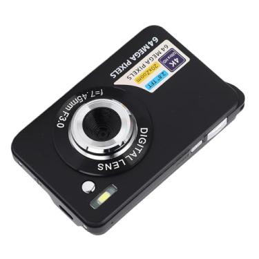 Imagem de Câmera Vlogging Com Foco Automático 4K de 64 MP Com Zoom 20X, Câmera Digital Portátil Multifuncional para Capturar Aventuras (Preto)