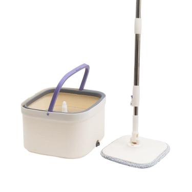 Imagem de Mop Giratorio Duas Aguas Com Balde E Esfregão - Simplo U Bra