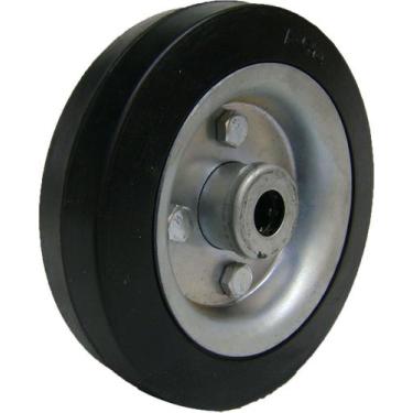 Imagem de Roda De Chapa 6' P/ Carrinho De Mercado, Carga, Etc. Bdn 614 - CZ614R5