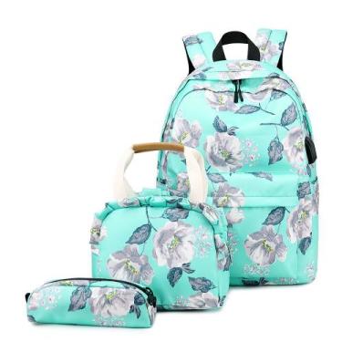 Imagem de Mochila Notebook Bolsa Necessarie Feminina Kit Escolar - GUELPH, U