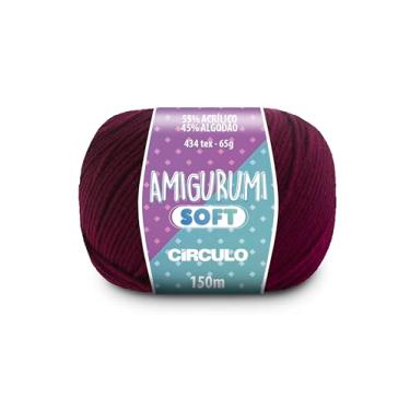 Imagem de Fio Amigurumi Soft Círculo (Vinho 3154)